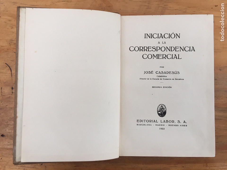 Libros: Correspondencia comercial. J. Casades&uacute;s - Foto 2