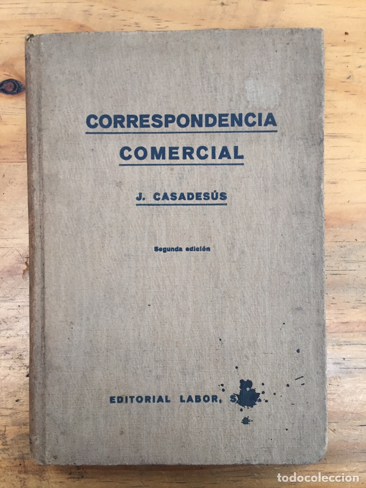 Libros: Correspondencia comercial. J. Casades&uacute;s - Foto 1