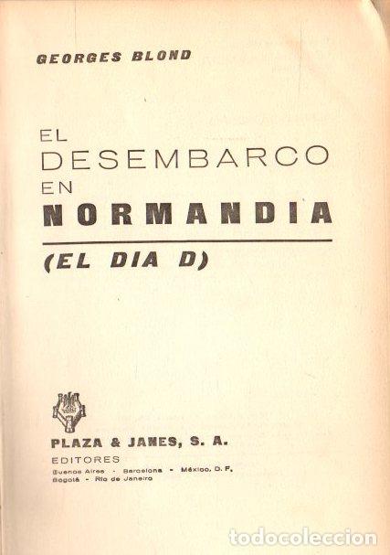Libros: El desembarco de Normandia (El d&iacute;a D) - Blond, Georges - Foto 1