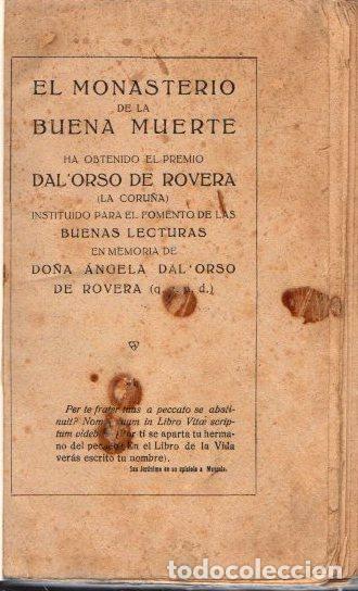 Libros: El monasterio de la buena muerte - NO CONSTA AUTOR - Foto 1