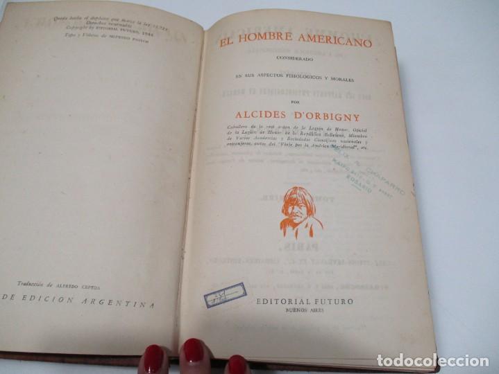 Libros: A. DORBIGNY El hombre americano Q4477T - Foto 3