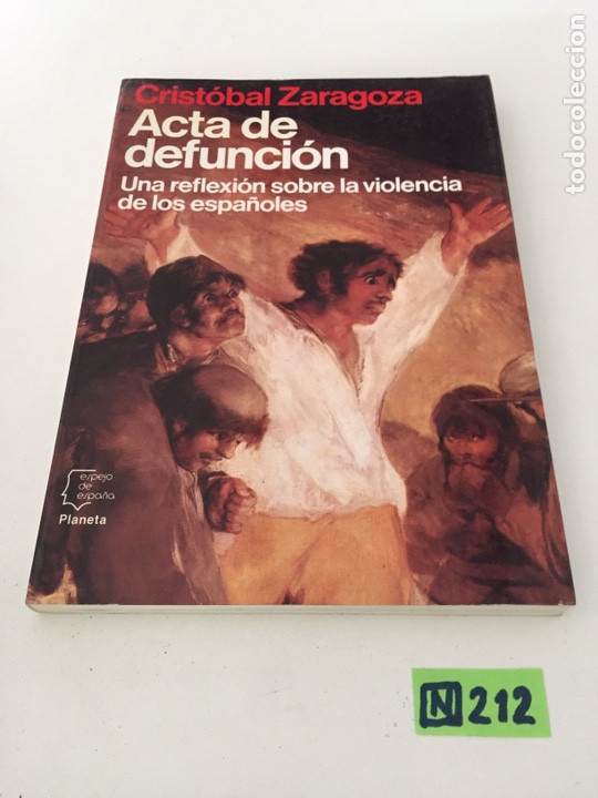 Libros: Acta de defunci&oacute;n - Foto 1