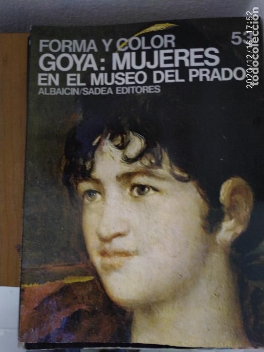 Libros: forma y color goya mujeres en e museo del prado