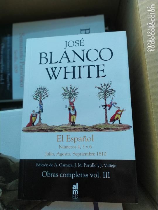 Libros: blanco white el espa&ntilde;ol n 4,5,6, obra completa tomo 3