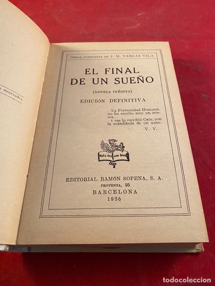 Libros: El final de un sue&ntilde;o - Foto 2