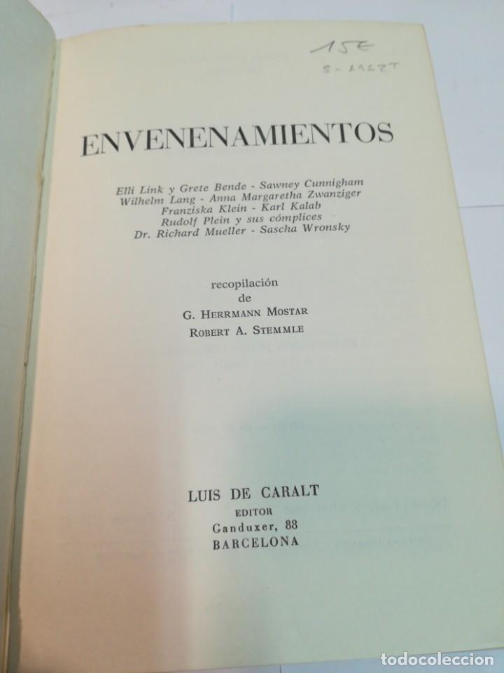 Libros: LUIS DE CARALT Envenenamientos S1962T - Foto 3