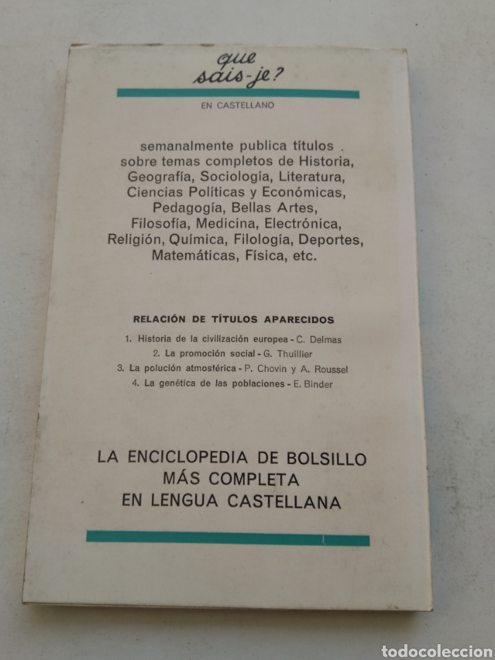 Libros: LA GEN&Eacute;TICA DE LAS POBLACIONES/EUG&Egrave;NE BINDER - Foto 2