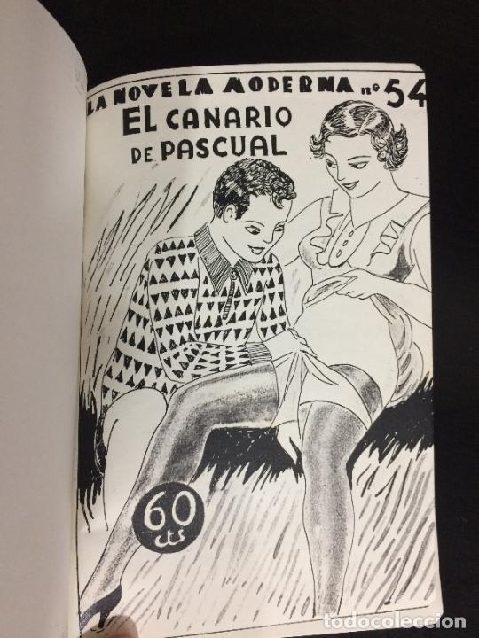 Libri di seconda mano: El Canario de Pascual. Muntxo Medina. Novela er&oacute;tica Moderna n&ordm; 54. A&ntilde;os 20/30. Reproducciones encua