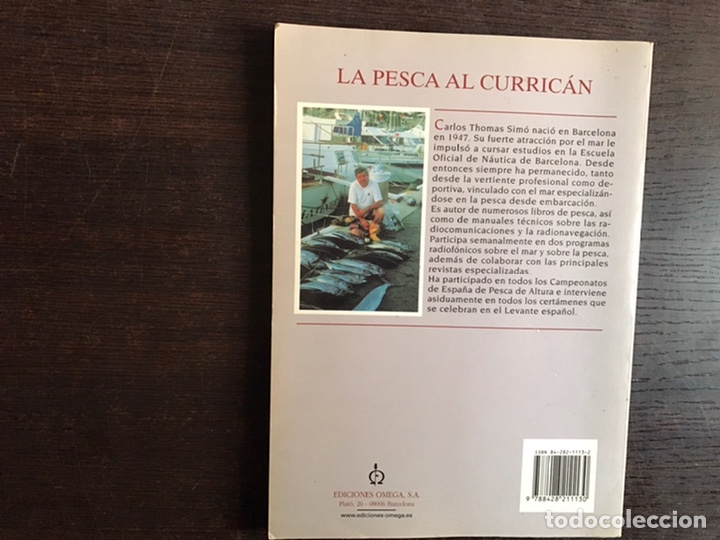 Libros: La pesca al curric&aacute;n. Carlos Thomas. Omega - Foto 2