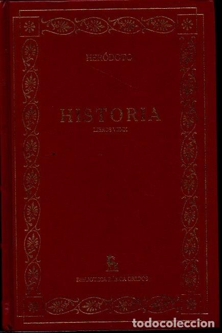 Libros: HISTORIA. LIBROS VIII-IX. - HER&Oacute;DOTO. - Foto 1