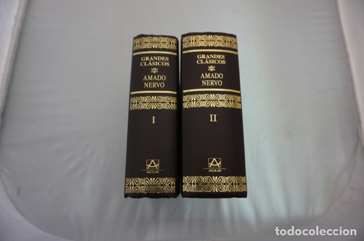 Libros: 2 TOMOS - OBRAS COMPLETAS AMADO NERVO - AGUILAR - Foto 1