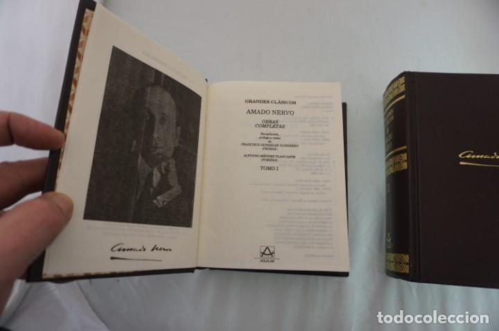 Libros: 2 TOMOS - OBRAS COMPLETAS AMADO NERVO - AGUILAR - Foto 4