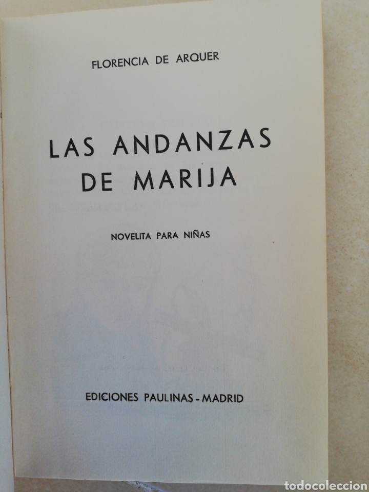 Libros: Andanzas de Marija, Florencia de Arquer, editorial paulina - Foto 4