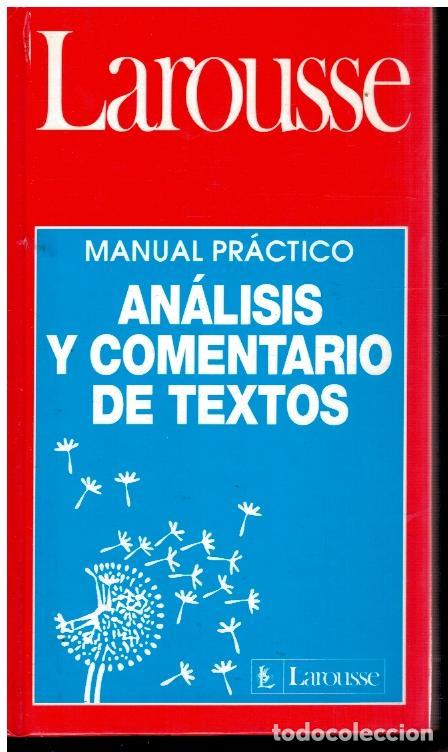 Libros: AN&Aacute;LISIS Y COMENTARIO DE TEXTOS. - Foto 1