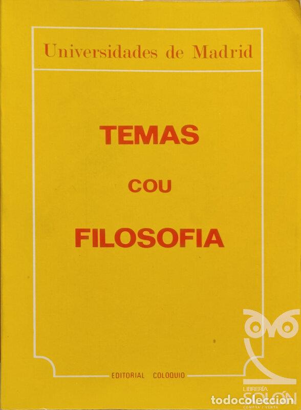 Libros: Temas COU Filosof&iacute;a - Aa. Vv. - Foto 1