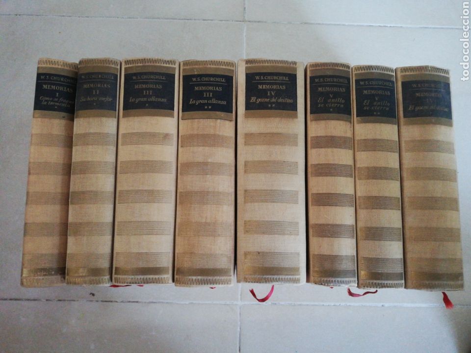 Libros: W. S. Churchill( 8 tomos) los libros de nuestro tiempo a&ntilde;o 1949