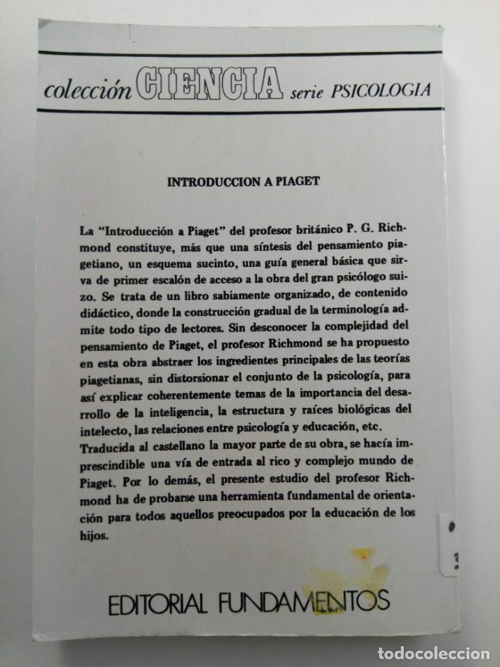 Libros: INTRODUCCI&Oacute;N A PIAGET - P. G. RICHMOND - EDITORIAL FUNDAMENTOS - Foto 3