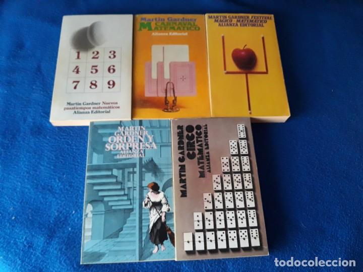 Libros: PACK MARTIN GARDNER - LOTE DE 5 T&Iacute;TULOS - ALIANZA EDITORIAL - Foto 1