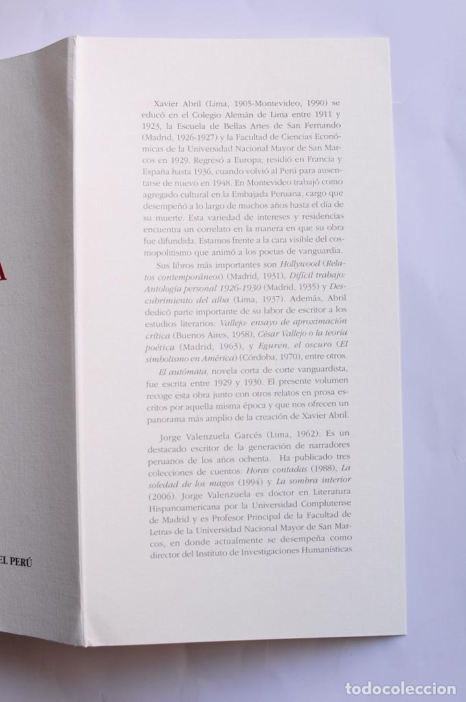 Libros: El aut&oacute;mata y otros relatos - ABRIL, Xavier - Foto 2