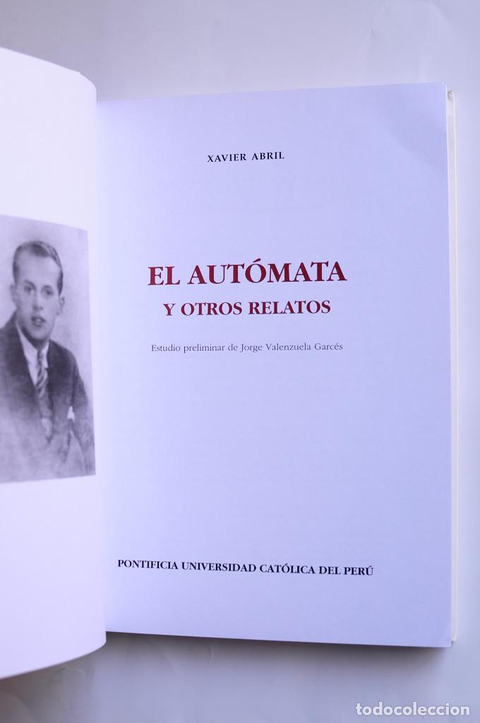 Libros: El aut&oacute;mata y otros relatos - ABRIL, Xavier - Foto 4