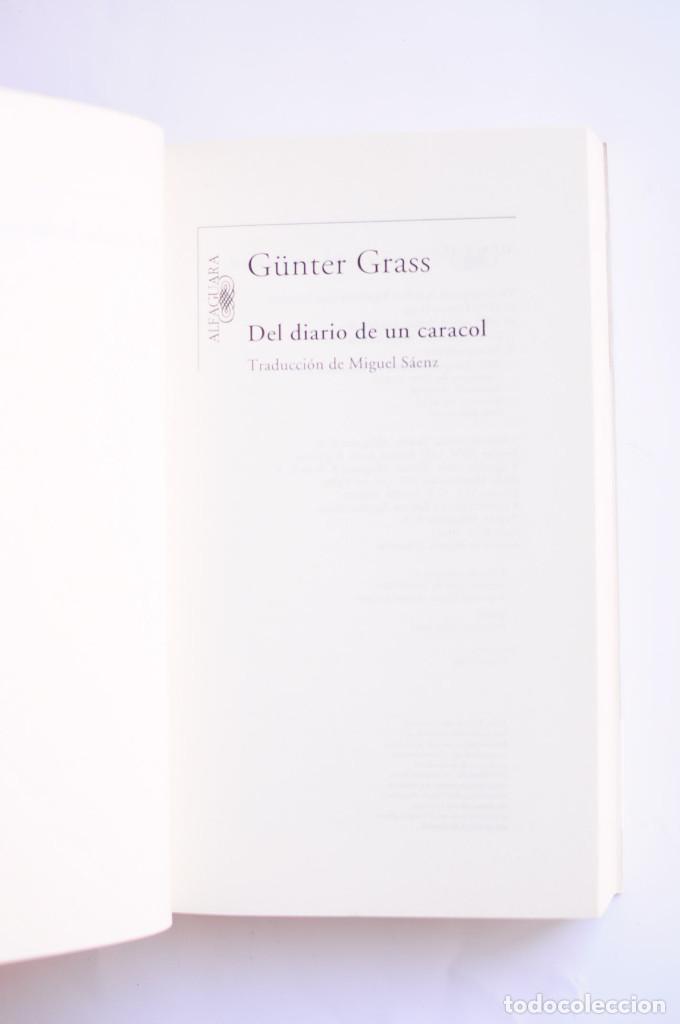 Libros: Del diario de un caracol - GRASS, G&uuml;nter - Foto 2