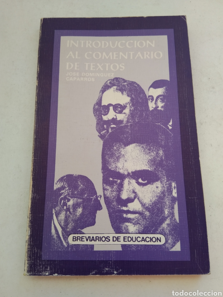 Libros: INTRODUCCI&Oacute;N AL COMENTARIO DE TEXTO/JOS&Eacute; DOM&Iacute;NGUEZ CAPARR&Oacute;S - Foto 1