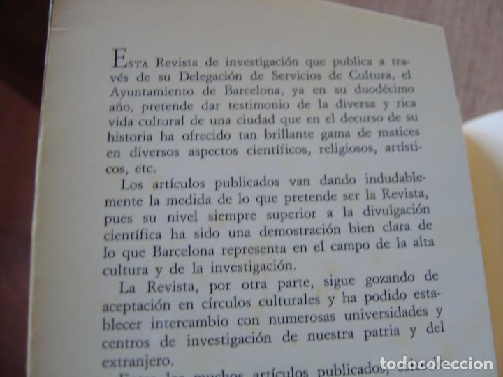Libros: MISCELLANEA BARCINONENSIA. NUM. XXXIV 1973. - Foto 3