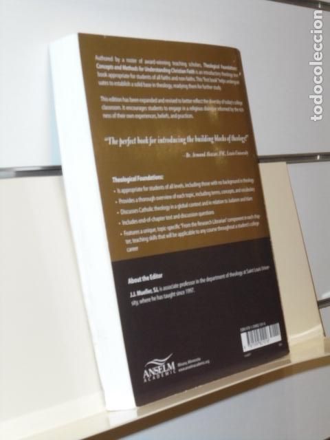 Libros: THEOLOGICAL FOUNDATIONS J.J. MUELLER EN INGLES - SJ EDITOR ANSELM ACADEMIC - Foto 2