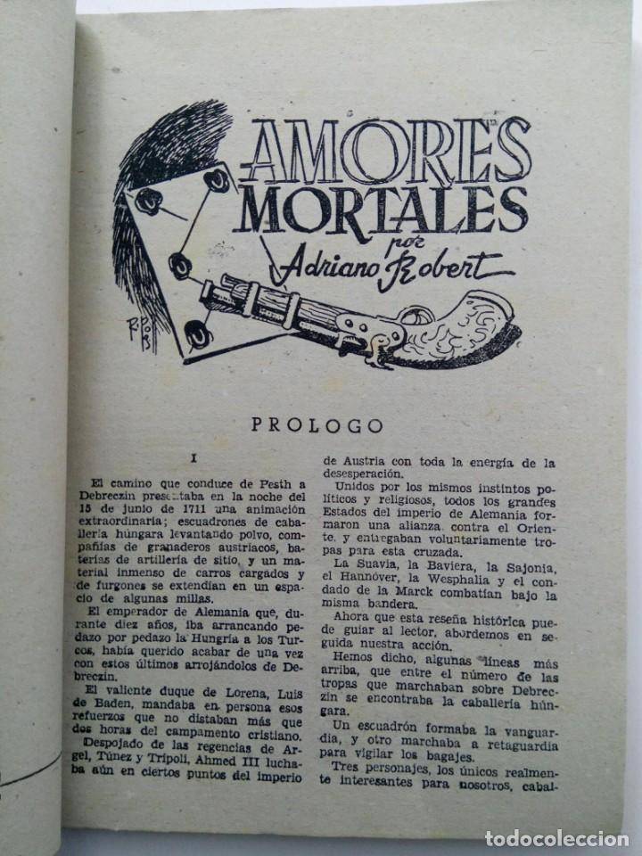 Libros: AMORES MORTALES - ADRIANO ROBERT - AMELLER EDITOR - Foto 2