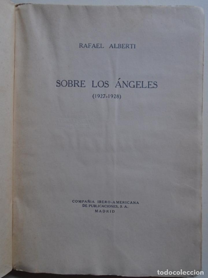 Libros: SOBRE LOS ANGELES (1927 - 1928). - ALBERTI, Rafael. - Foto 2