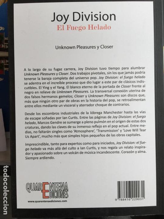Libros: Joy Division. El fuego helado - Marcos Gendre - Foto 3