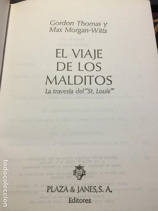 Libros: El viaje de los malditos - Gordon Thomas y Max Morgan-Witts - Foto 2