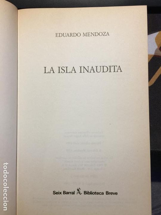 Libros: La isla inaudita - Eduardo Mendoza - Foto 2
