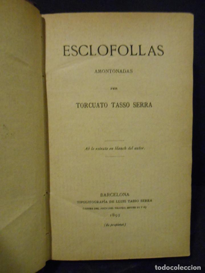 Libros: TASSO SERRA, Torcuato.- - Esclofollas amontonadas. - Foto 1