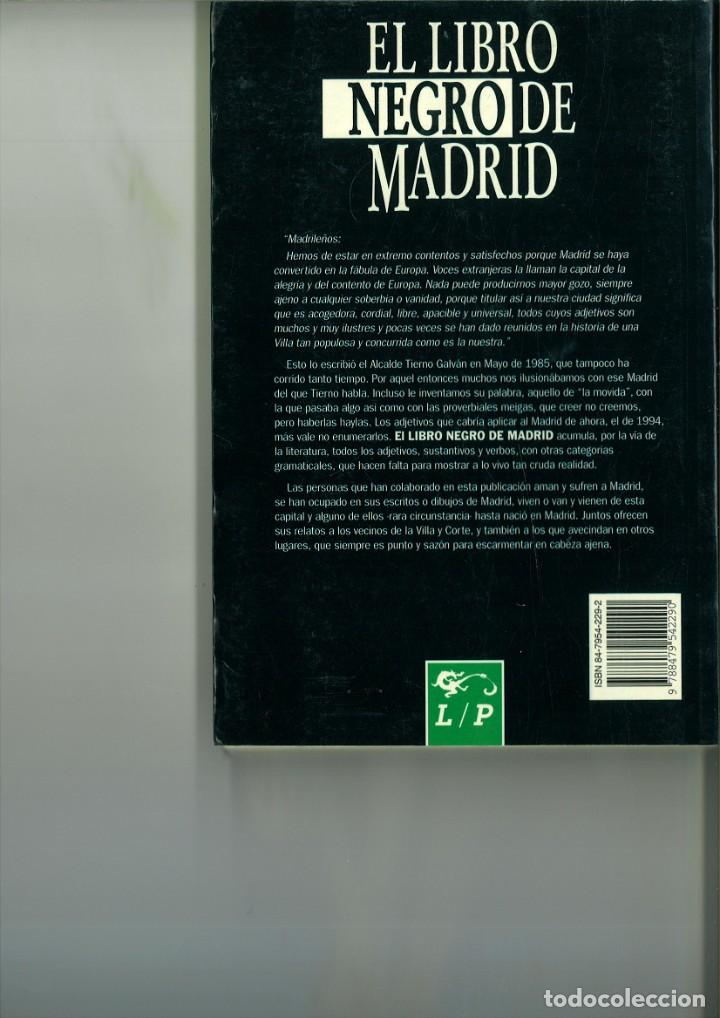 Libros: EL LIBRO NEGRO DE MADRID, Varios - Foto 2