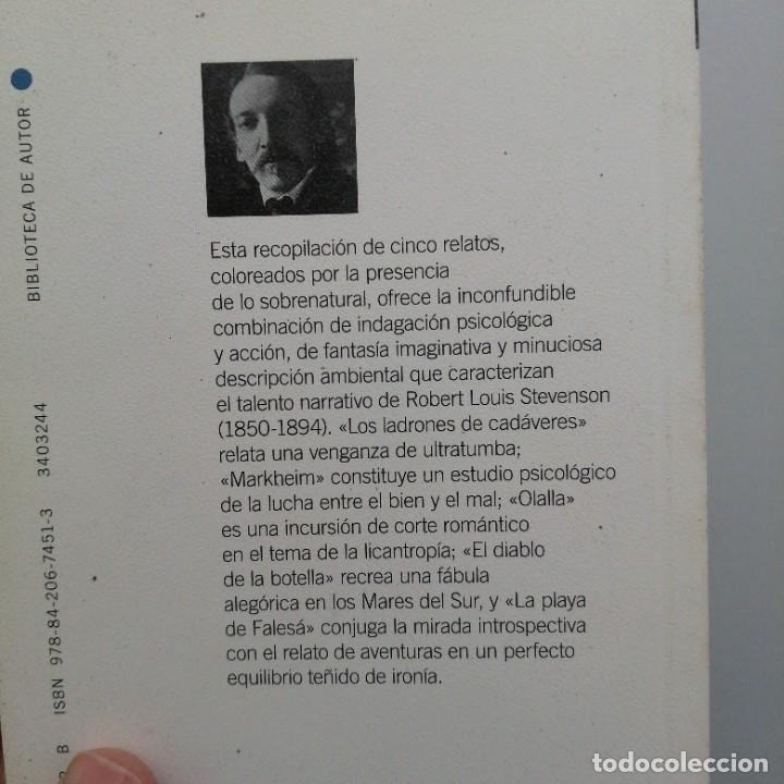 Libros: Libro EL DIABLO DE LA BOTELLA y otros cuentos STEVENSON EDITORIAL ALIANZA - Foto 4
