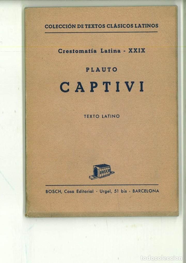 Libros: CAPTIVI. PLAUTO - Foto 1
