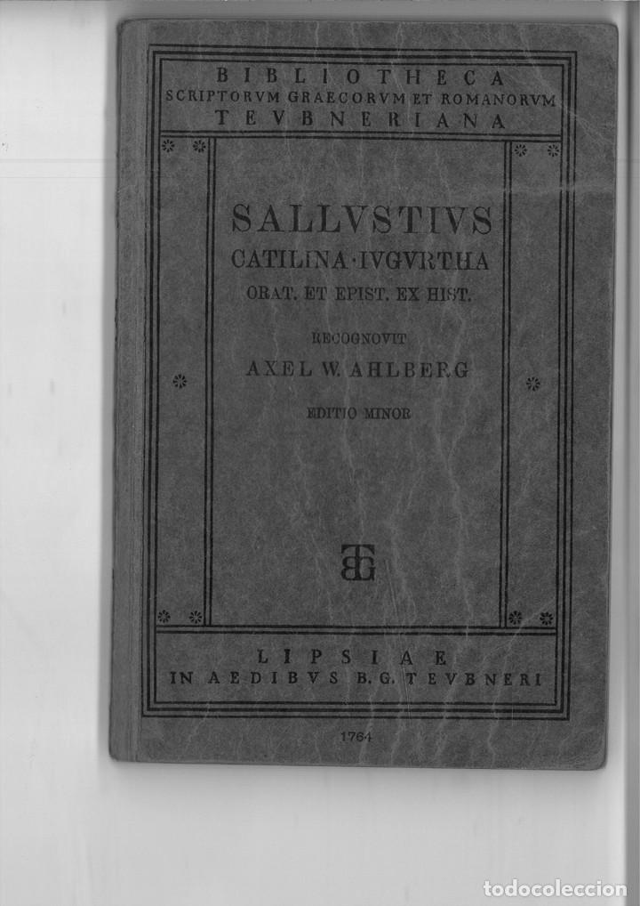 Libros: CATILINA IUGURTHA. C. SALUSTI CRISPI - Foto 1