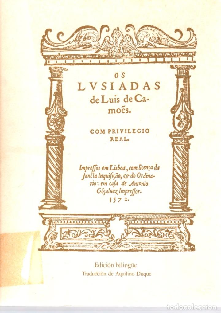 Libros: Os lusiadas - Cam&otilde;es, Lu&iacute;s de - Foto 1