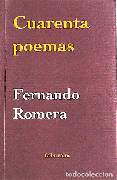 Libros: Cuarenta poemas - Fernando Romera Gal&aacute;n - Foto 1