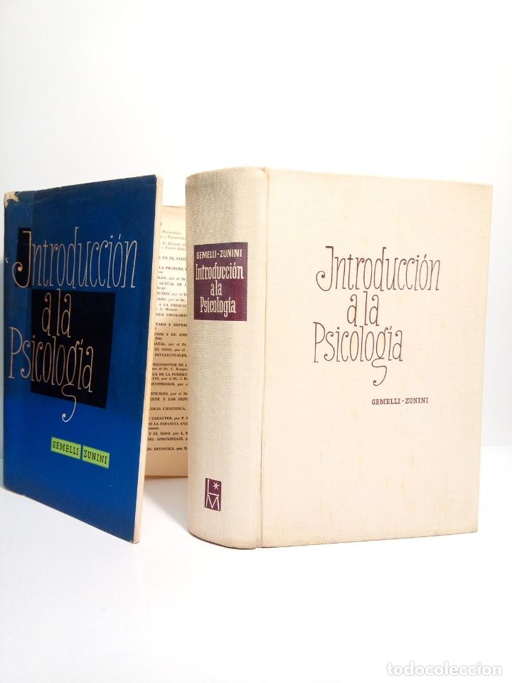 Libros: GEMELLI, Fr. A. y G. Zunini, Pbro. - Introducci&oacute;n a la psicolog&iacute;a - Foto 1