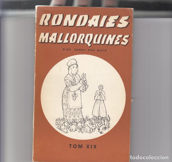 Libros: RONDAIES MALLORQUINES TOM XII. AAT. - Foto 1