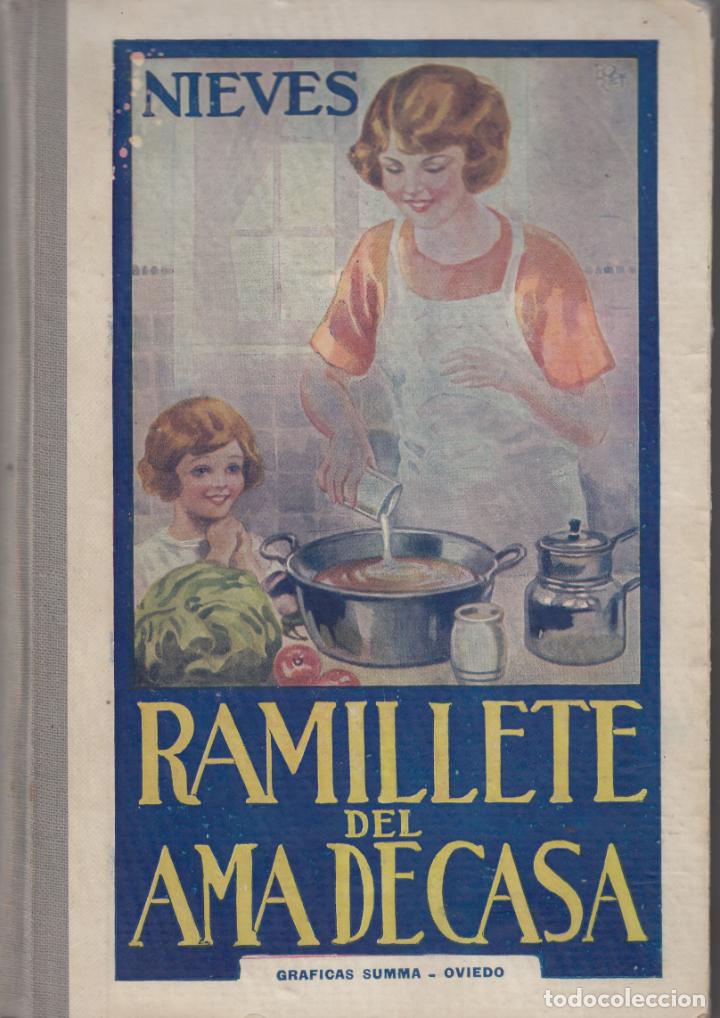 Libros: RAMILLETE DEL AMA DE CASA. NIEVES. AAU. - Foto 1