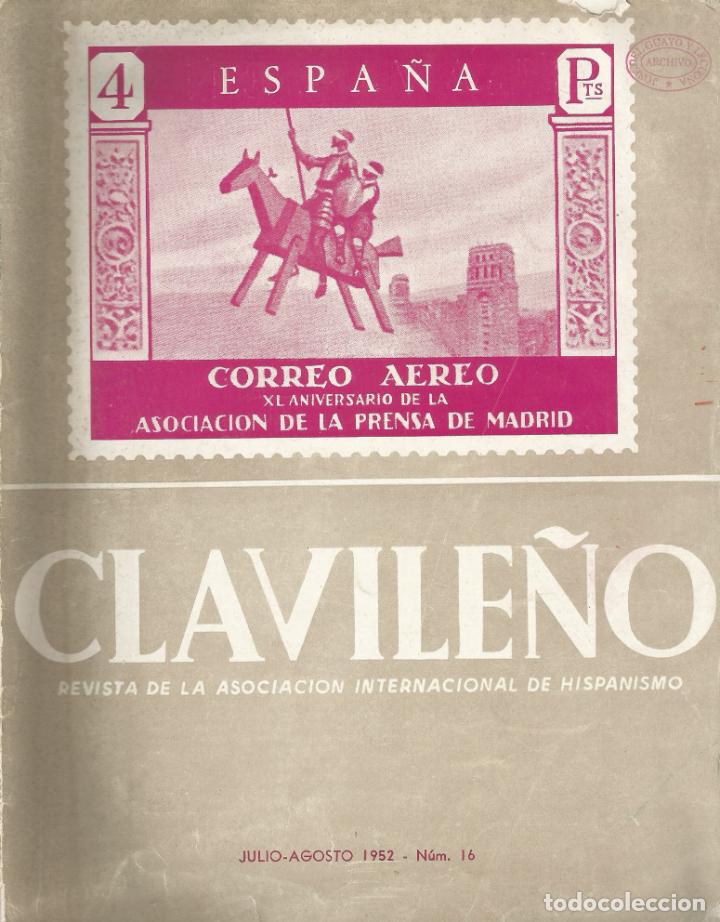 Libros: CLAVILE&Ntilde;O-JULIO-AGOSTO- N&ordm;16 - CANTOS JUDEO-ESPA&Ntilde;OLES. - AAY