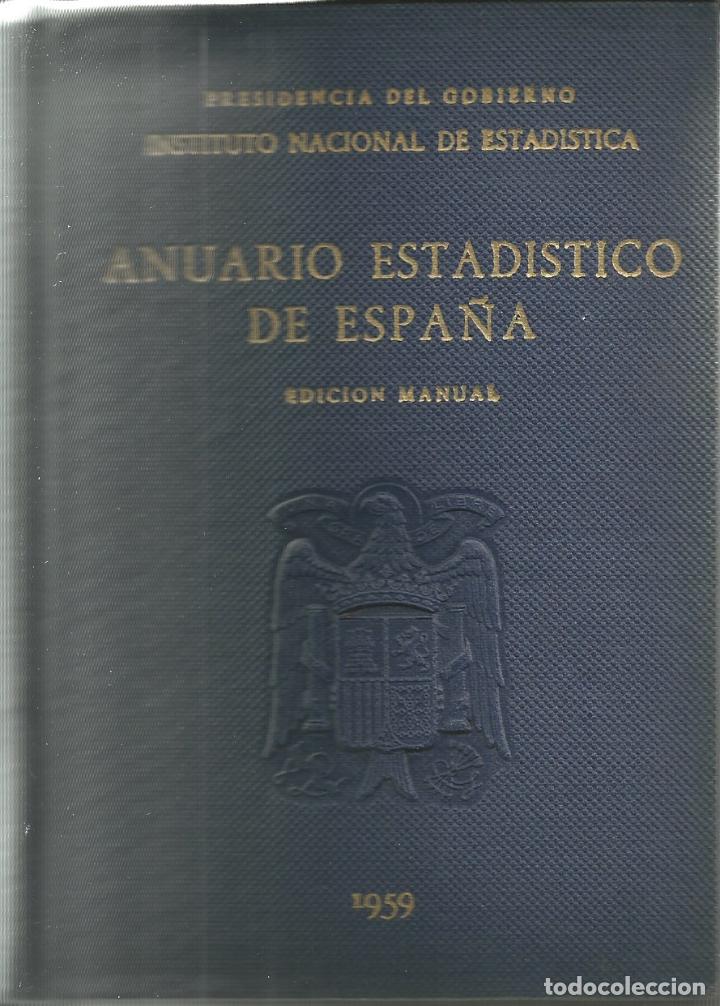 Libros: ANUARIO ESTAD&Iacute;STICO DE ESPA&Ntilde;A 1959. - ABA - Foto 1