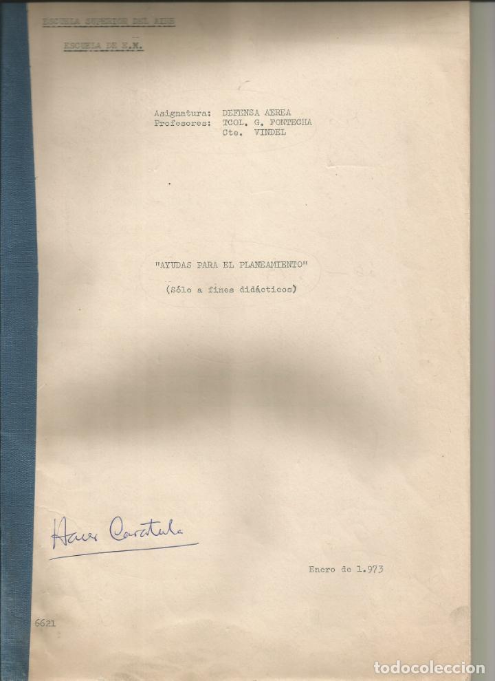 Libros: DEFENSA A&Eacute;REA. AYUDAS PARA EL PLANEAMIENTO. AAZ - Foto 1