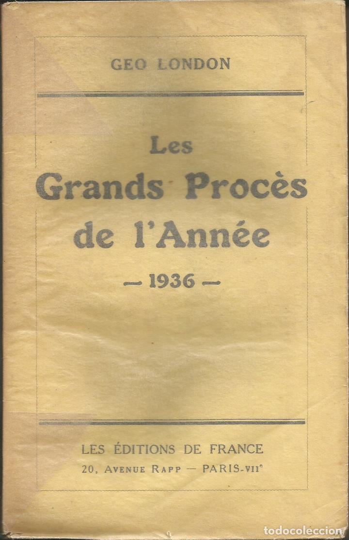 Libros: LES GRANDS PROC&Eacute;S DE L&acute;ANN&Eacute;E-1936. ABA - Foto 1
