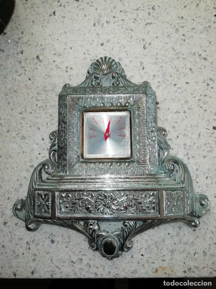 Libros: Antiguo thermometer metal y cristal - Foto 4