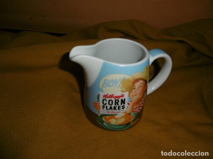 Libros: JARRA TAZA CON ASA CER&Aacute;MICA ORIGINAL CEREALES KELLOGG&acute;S.
