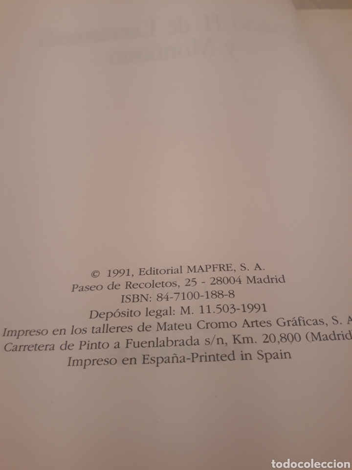 Libros: Ignacio H de Larramendi y Montiano. Editorial Mapfre. - Foto 4